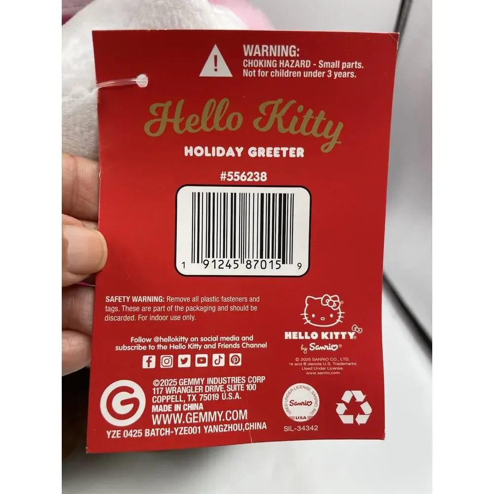 Sanrio | Toys | Hello Kitty Christmas Gingerbread Greeter 225 Cvs ...